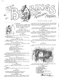 The Bearings, Vol 5, No 11 cover