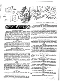 The Bearings, Vol 6, No 11 cover