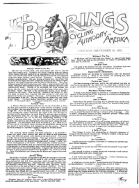 The Bearings, Vol 6, No 7 cover