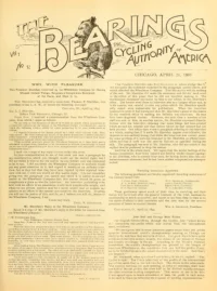 The Bearings, Vol 7, No 12 cover