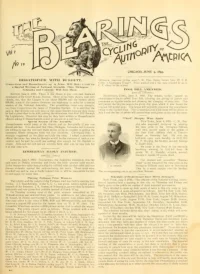 The Bearings, Vol 7, No 19 cover
