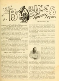 The Bearings, Vol 7, No 20 cover
