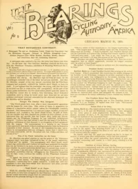The Bearings, Vol 7, No 9 cover