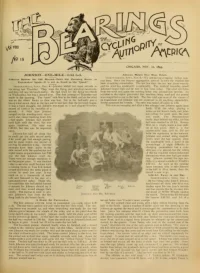 The Bearings, Vol 8, No 15 cover