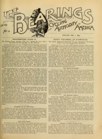 The Bearings, Vol 8, No 18 cover