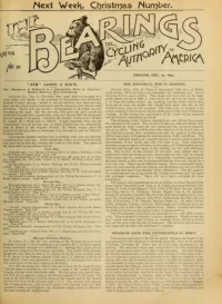 The Bearings, Vol 8, No 20 cover