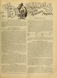 The Bearings, Vol 8, No 22 cover