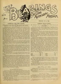 The Bearings, Vol 8, No 23 cover