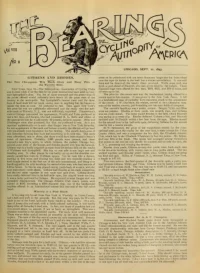 The Bearings, Vol 8, No 8 cover