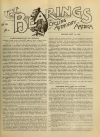 The Bearings, Vol 8, No 9 cover