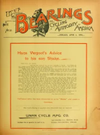 The Bearings, Vol 9, No 10 cover