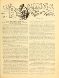 The Bearings, Vol 9, No 13 cover