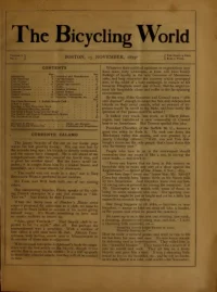 The Bicycling World cover