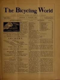 The Bicycling World, Vol 1, No 10 cover