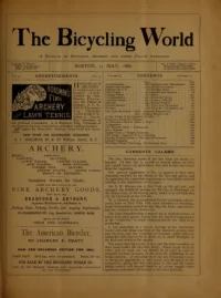 The Bicycling World, Vol 1, No 14 cover