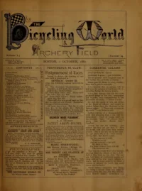 The Bicycling World, Vol 1, No 24 cover