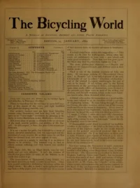 The Bicycling World, Vol 1, No 6 cover