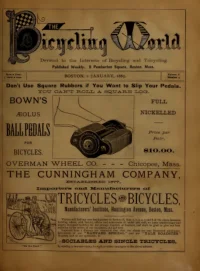 The Bicycling World, Vol 10, No 9 cover
