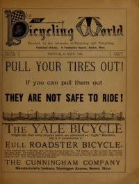 The Bicycling World, Vol 11, No 3 cover