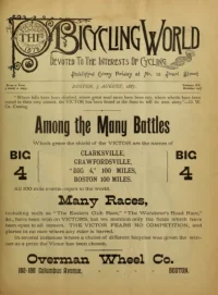 The Bicycling World, Vol 15, No 14 cover