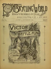 The Bicycling World, Vol 15, No 21 cover