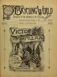 The Bicycling World, Vol 15, No 24 cover