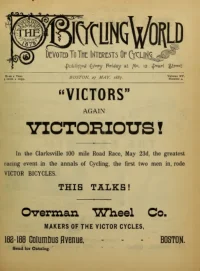 The Bicycling World, Vol 15, No 4 cover