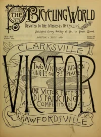 The Bicycling World, Vol 15, No 9 cover