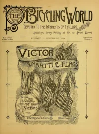 The Bicycling World, Vol 16, No 2 cover