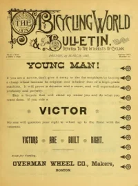 The Bicycling World, Vol 16, No 21 cover