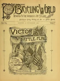 The Bicycling World, Vol 16, No 3 cover