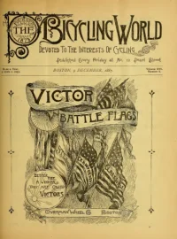 The Bicycling World, Vol 16, No 6 cover