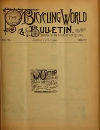 The Bicycling World, Vol 17, No 10 cover