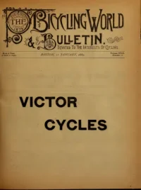 The Bicycling World, Vol 18, No 11 cover