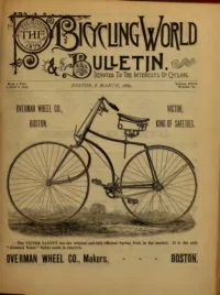 The Bicycling World, Vol 18, No 19 cover
