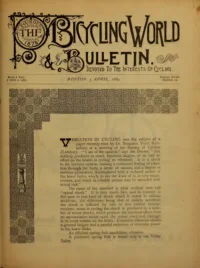 The Bicycling World, Vol 18, No 23 cover