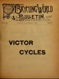The Bicycling World, Vol 18, No 9 cover