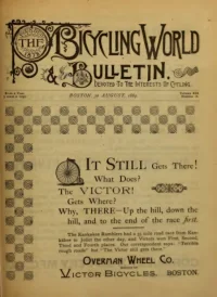 The Bicycling World, Vol 19, No 18 cover