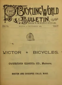 The Bicycling World, Vol 19, No 22 cover