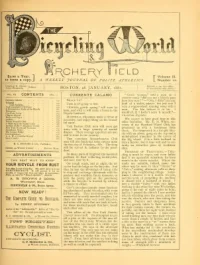 The Bicycling World, Vol 2, No 12 cover