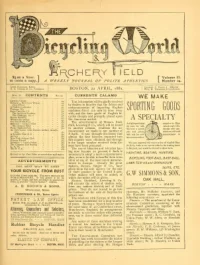 The Bicycling World, Vol 2, No 24 cover