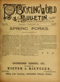 The Bicycling World, Vol 20, No 11 cover