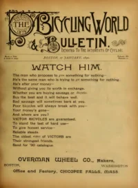 The Bicycling World, Vol 20, No 12 cover