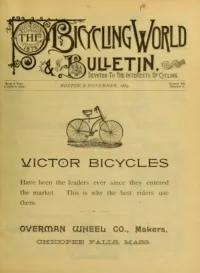 The Bicycling World, Vol 20, No 2 cover