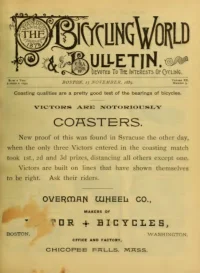 The Bicycling World, Vol 20, No 3 cover
