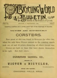 The Bicycling World, Vol 20, No 4 cover