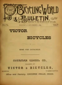 The Bicycling World, Vol 20, No 9 cover