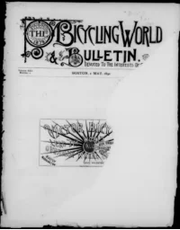 The Bicycling World, Vol 21, No 1 cover