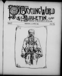 The Bicycling World, Vol 21, No 9 cover