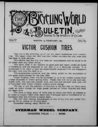 The Bicycling World, Vol 22, No 16 cover
